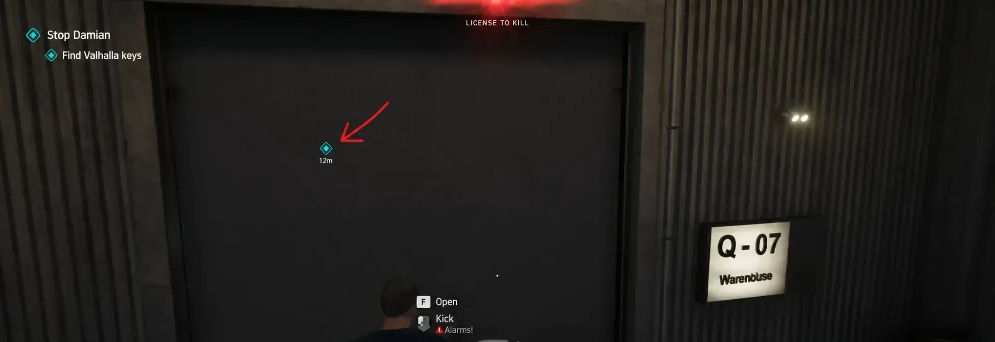 The pipe and vent route leading to THEIA's room