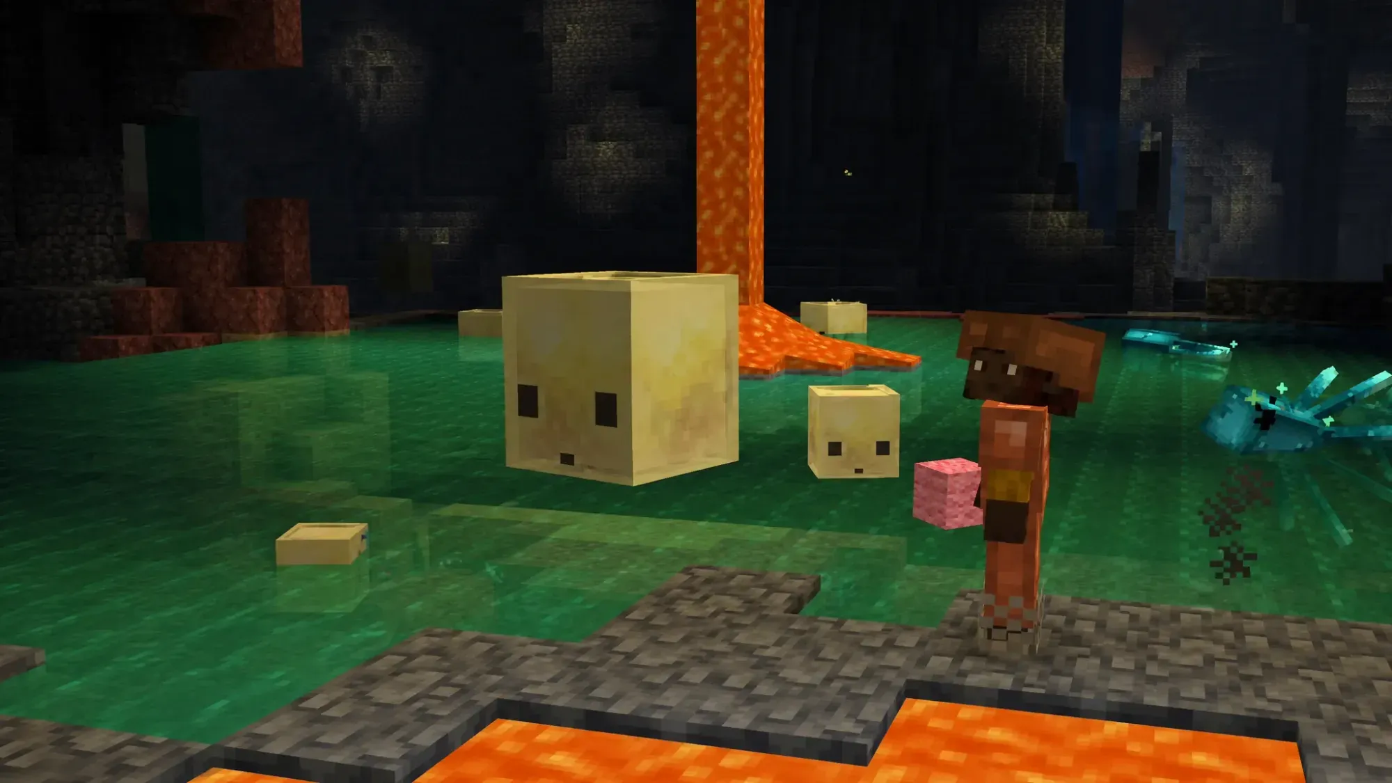 Sulfur Caves in Minecraft