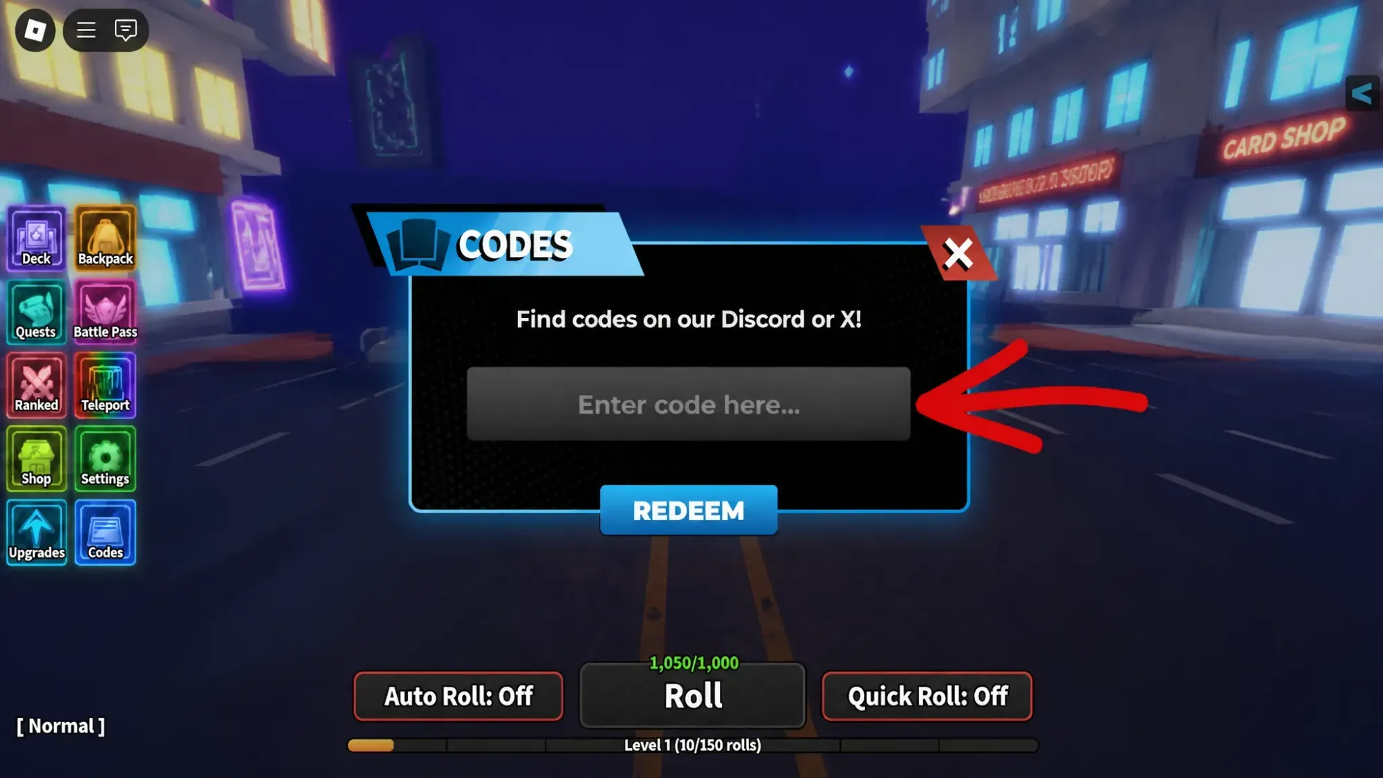 How to redeem Anime Card Clash codes