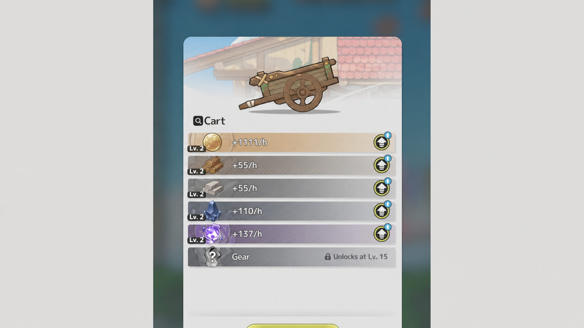 Cart Furniture items in Sword X Staff