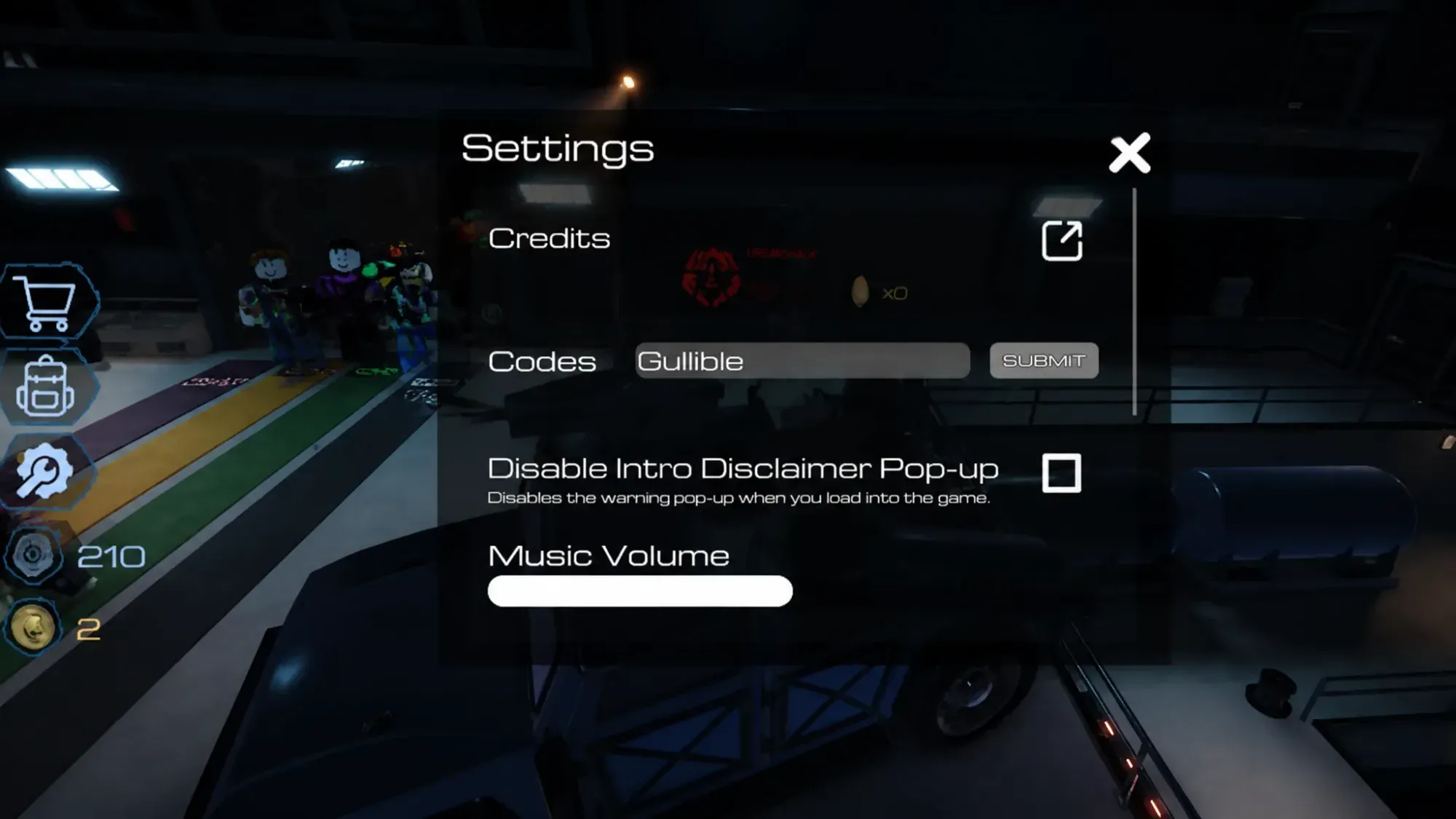 How to redeem Roblox Pressure codes in the game's menu