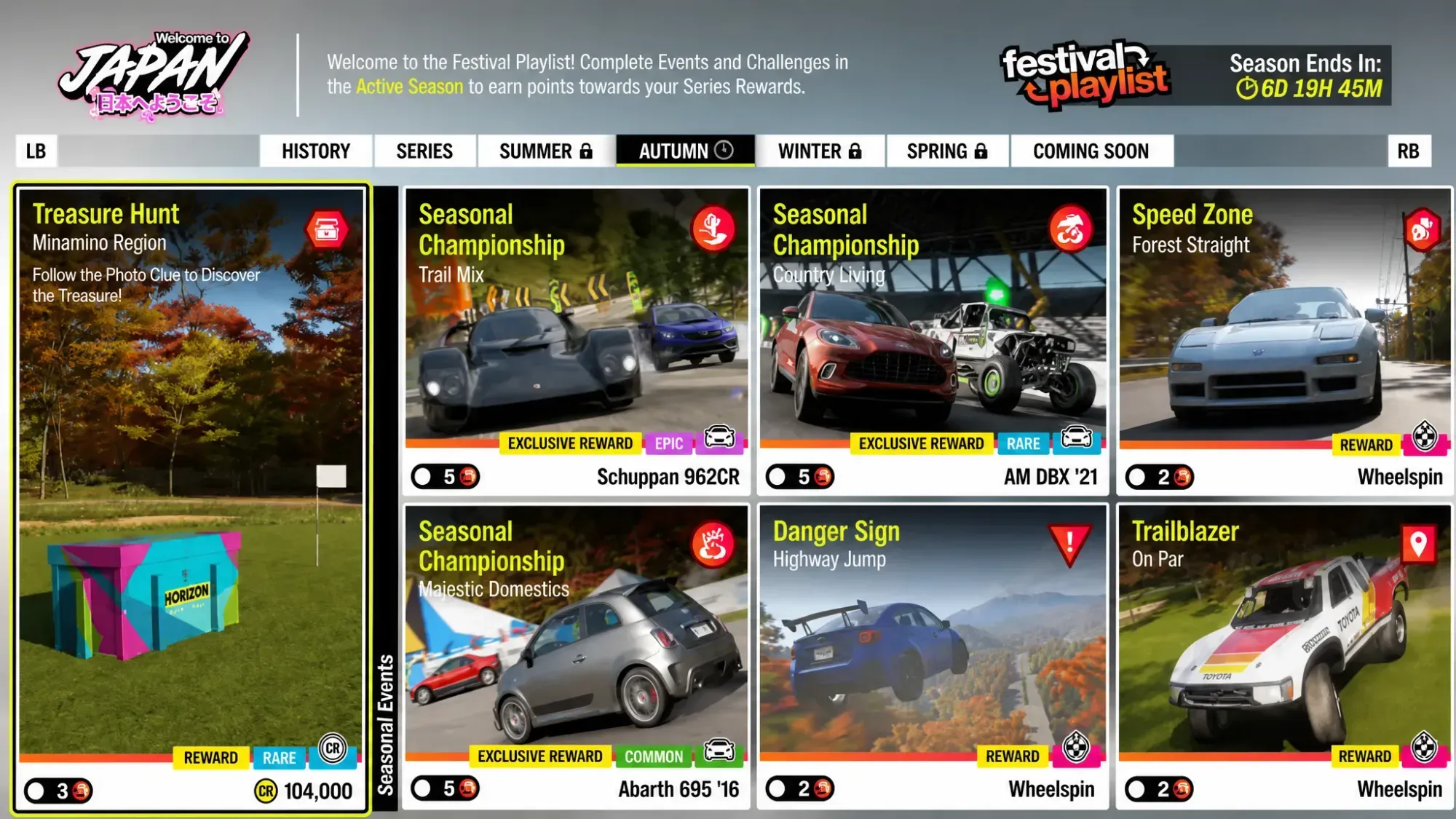 Forza Horizon 6 Treasure Hunt
