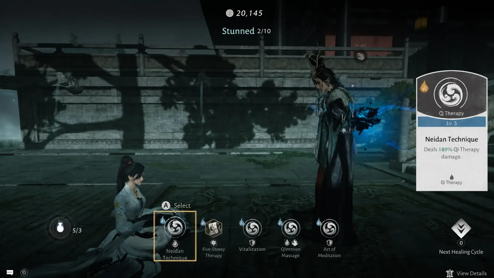 Curing Zhu En (Image via NetEase)