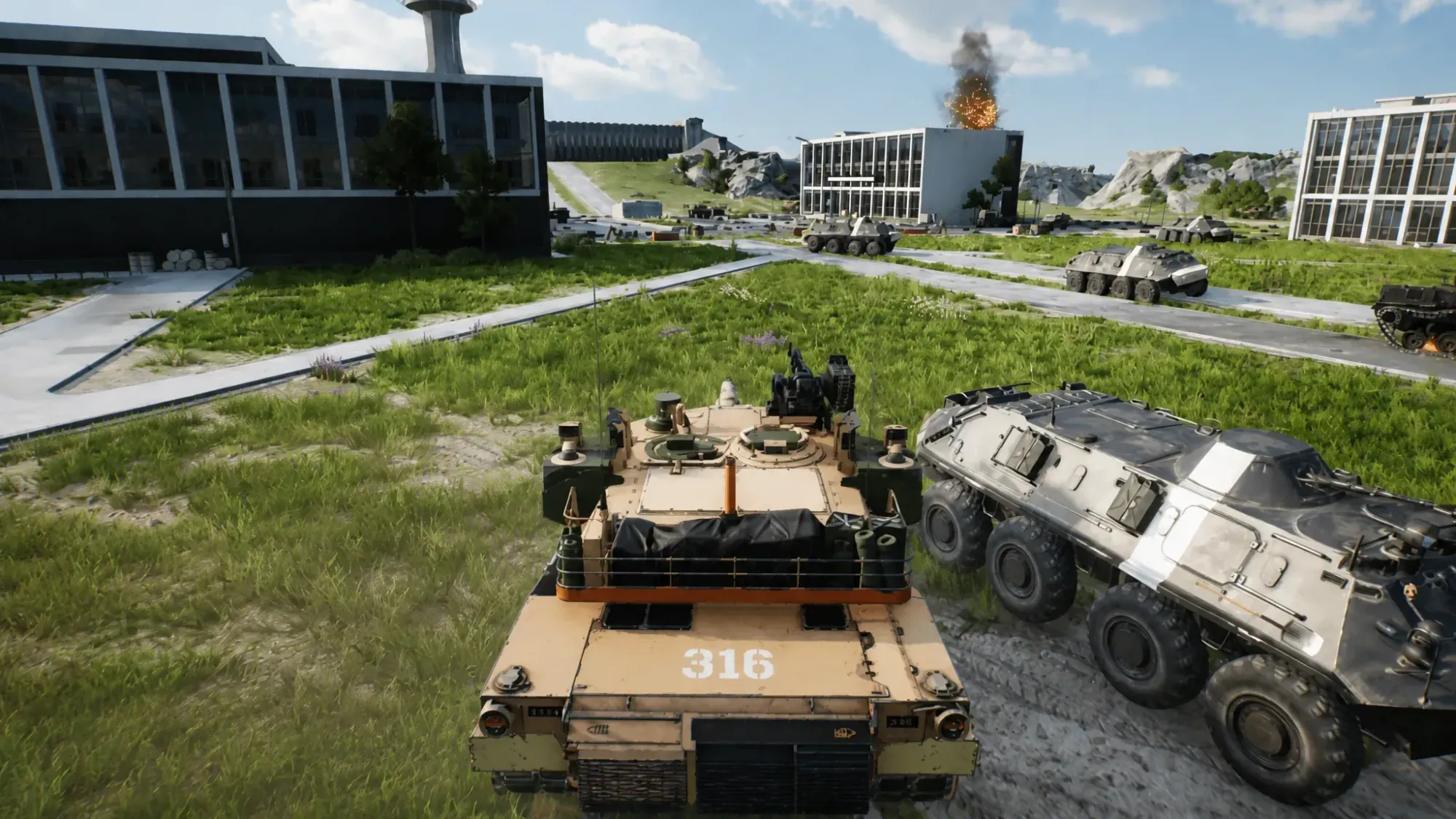 Driving a tank in World of Tanks: HEAT
