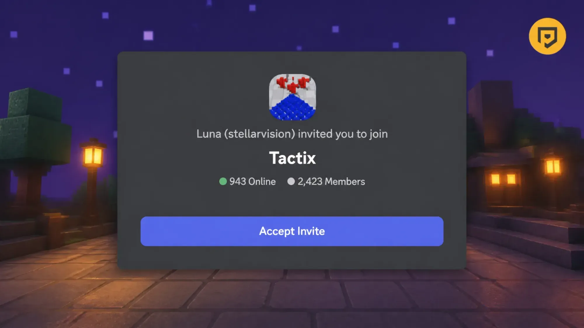 Build the Legends codes: An image of the Build the Legends Discord server