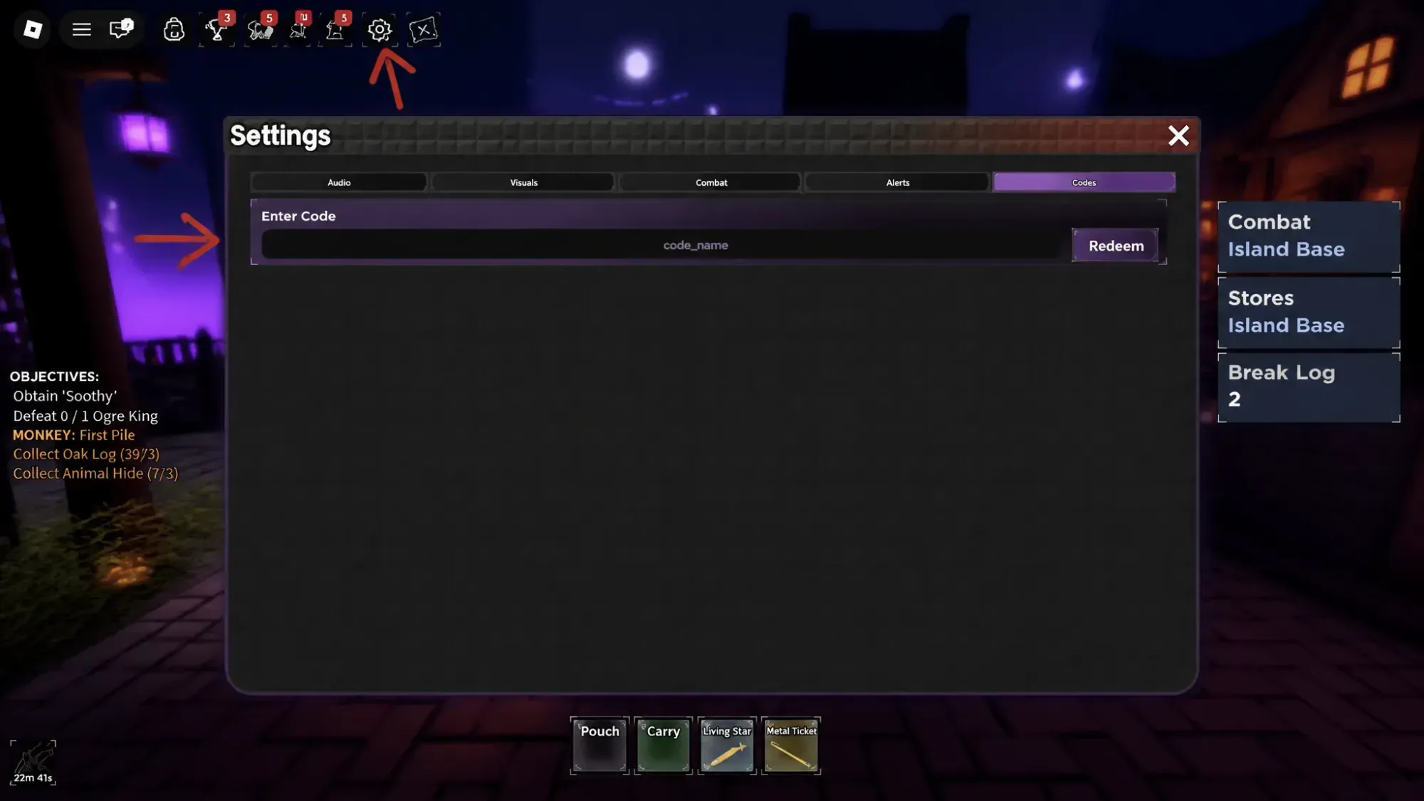How to Redeem Codes in Portal Keeper