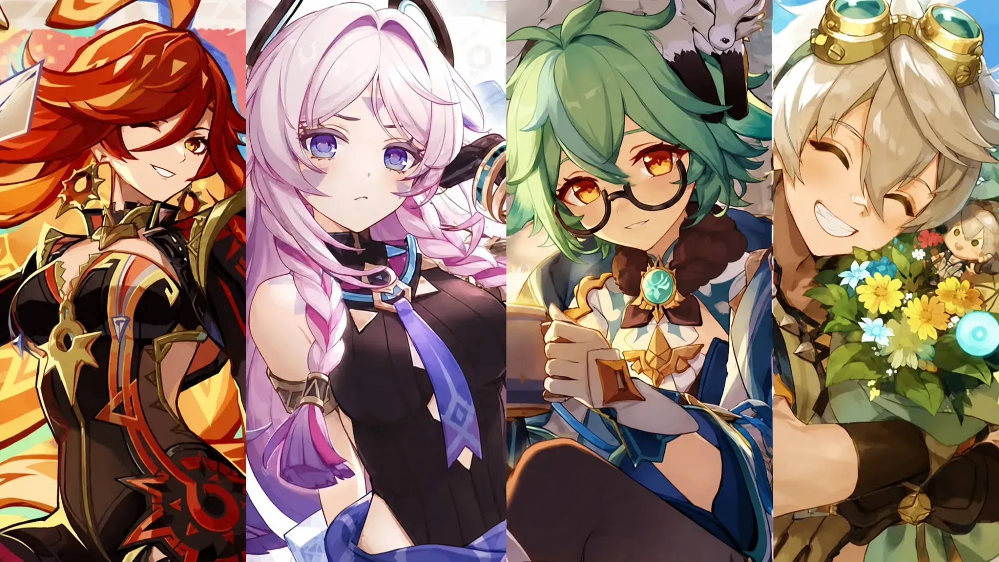 Mavuika, Citlali, Sucrose, Bennett (Image via HoYoverse)