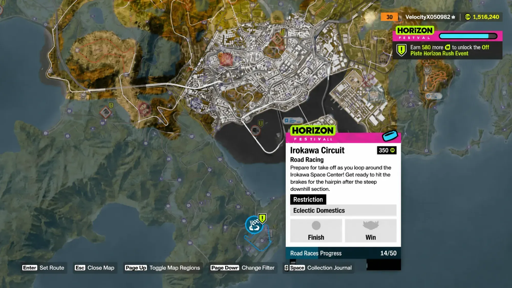 Road Race in Forza Horizon 6