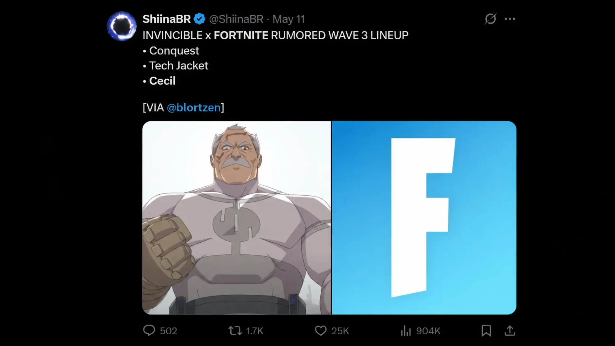 Fortnite Invincible Wave 3