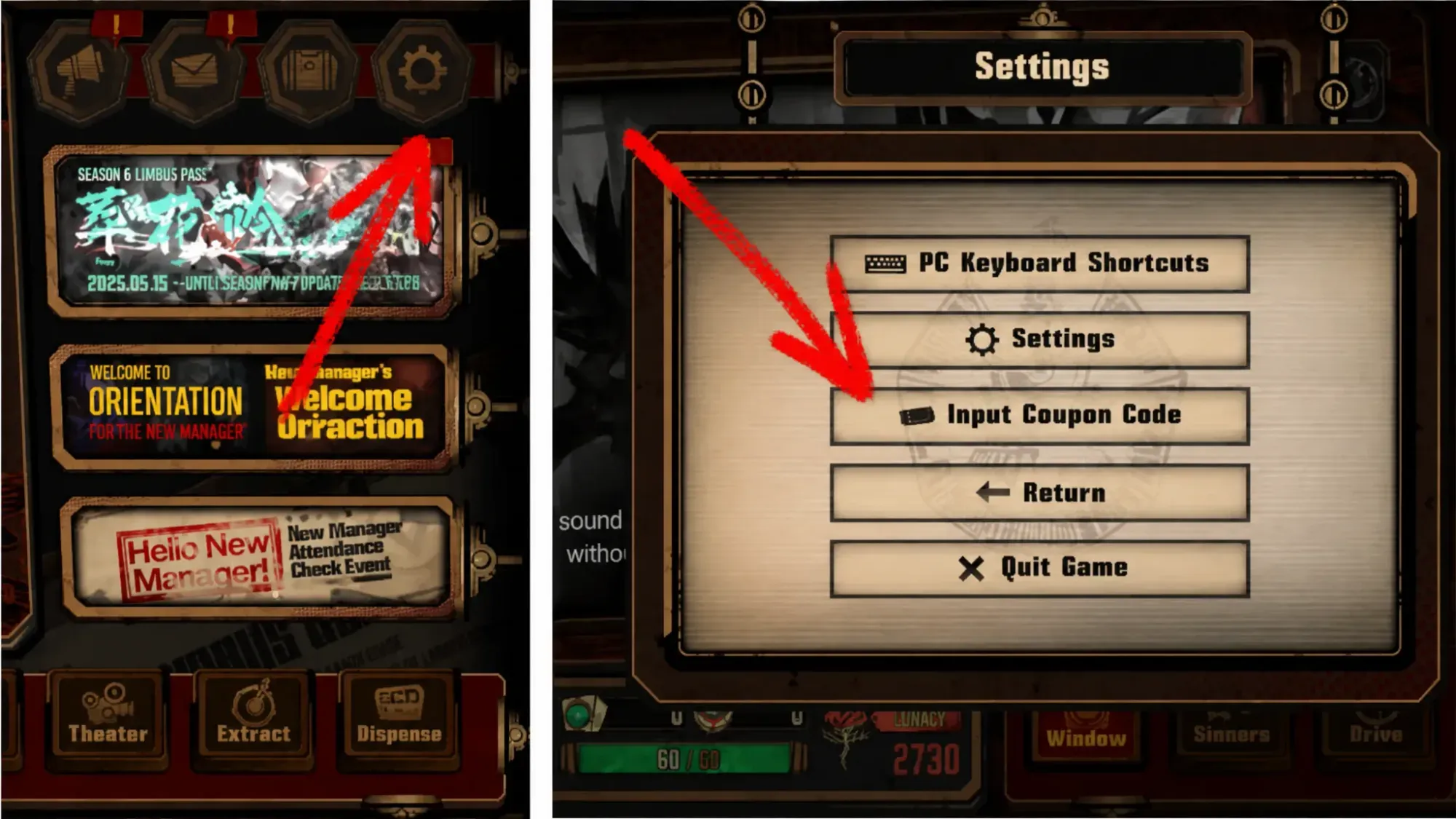 How to redeem codes in Limbus Company