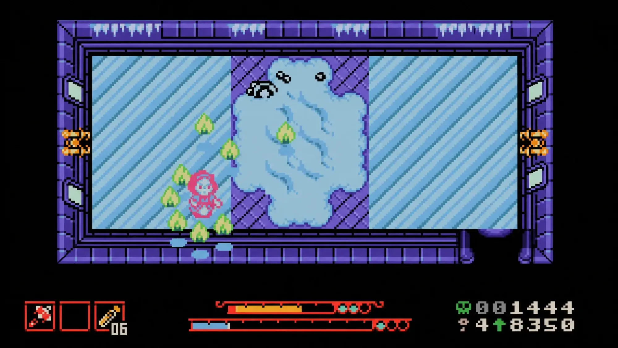 Mirren the icy ghost boss in Mina the Hollower