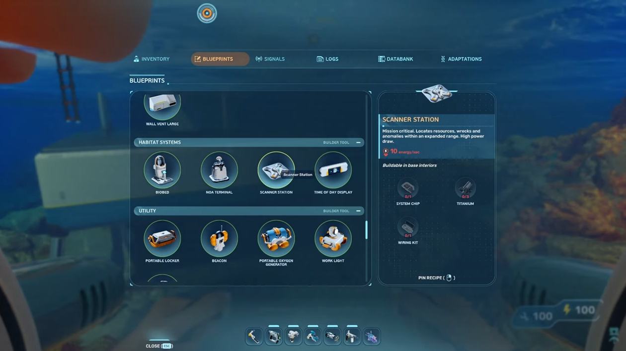 Subnautica 2 Scanner Station blueprint location and build guide