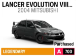 2004 Mitsubishi Lancer Evolution VIII MR