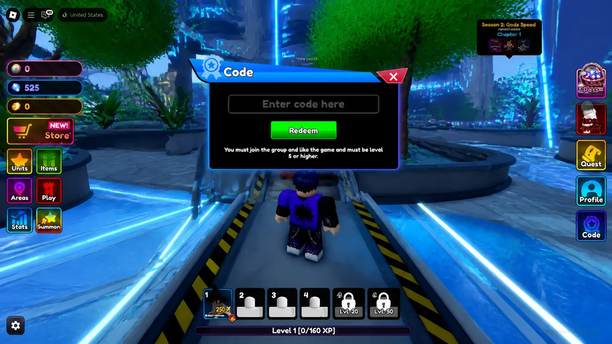 Re:Rangers X code redemption screen