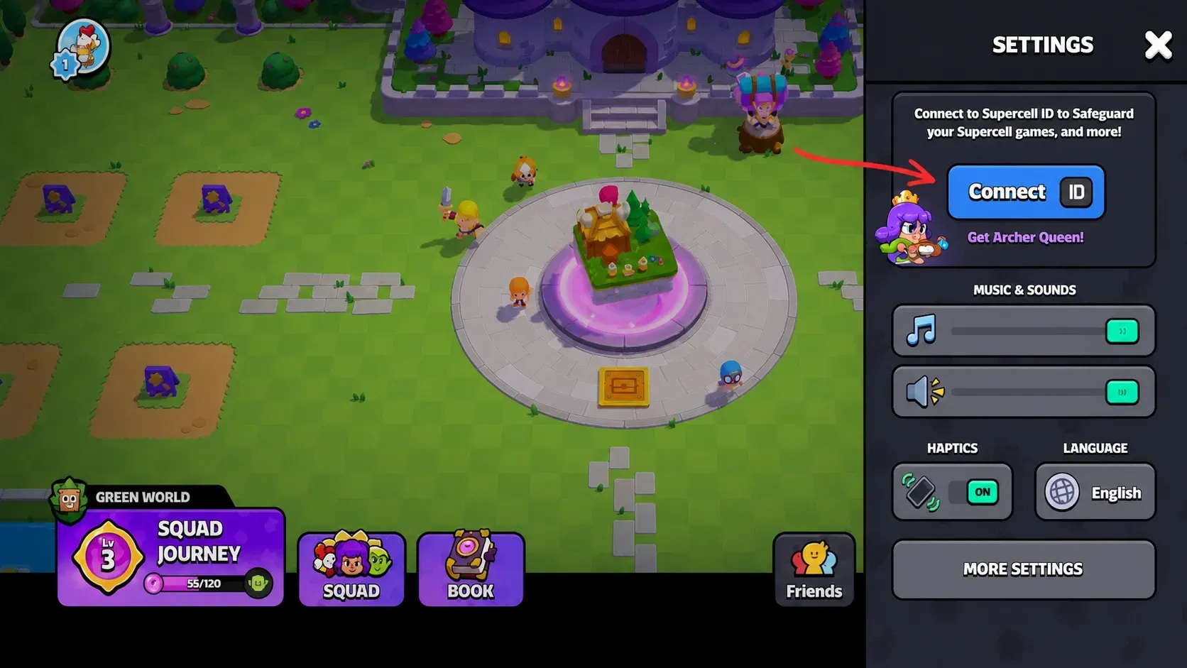 Free Archer Queen Reward in Squad Busters