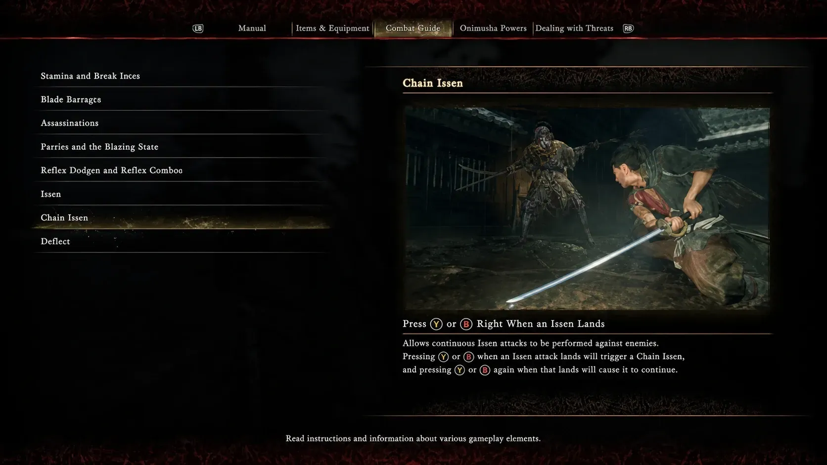 Break Issen execution on a boss