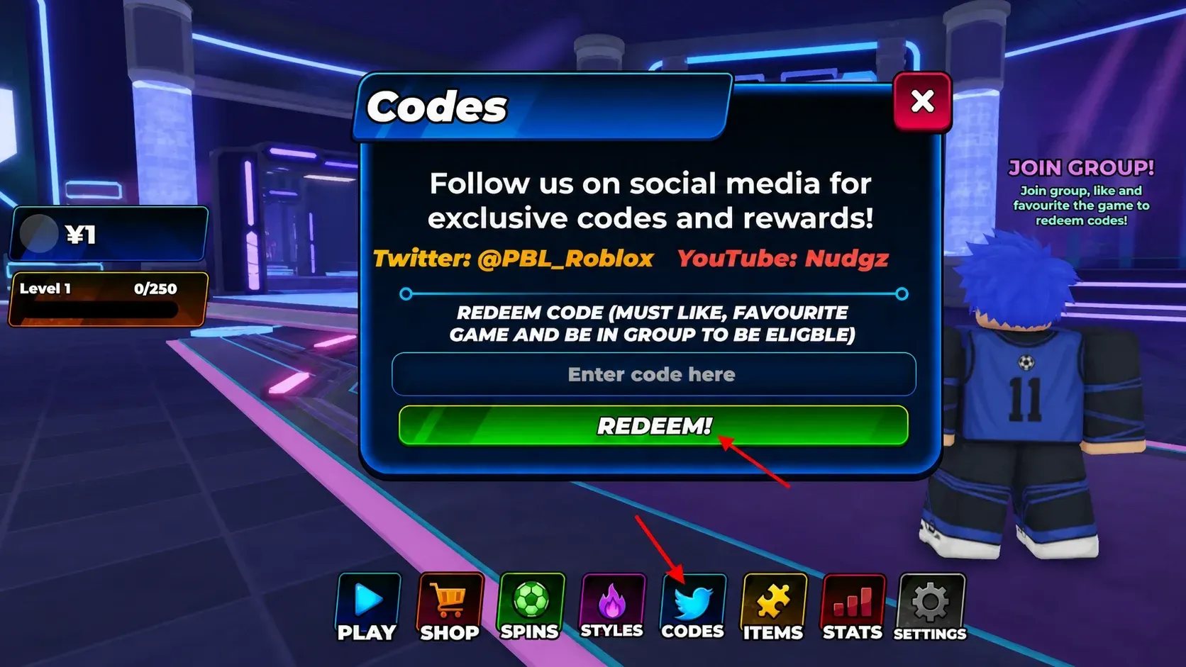 Project Blue Lock 2 codes Redeem