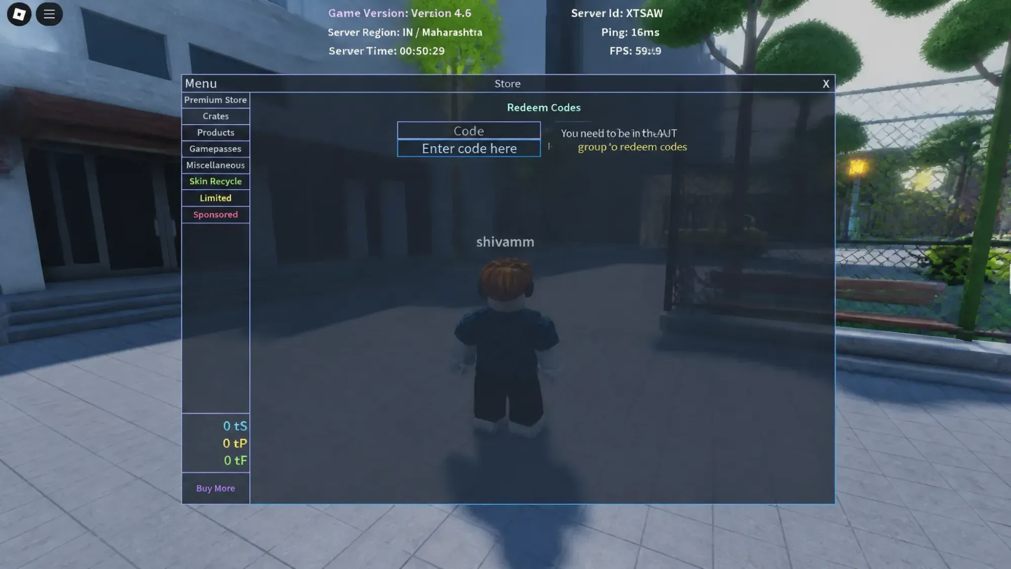 redeem roblox a universal time codes