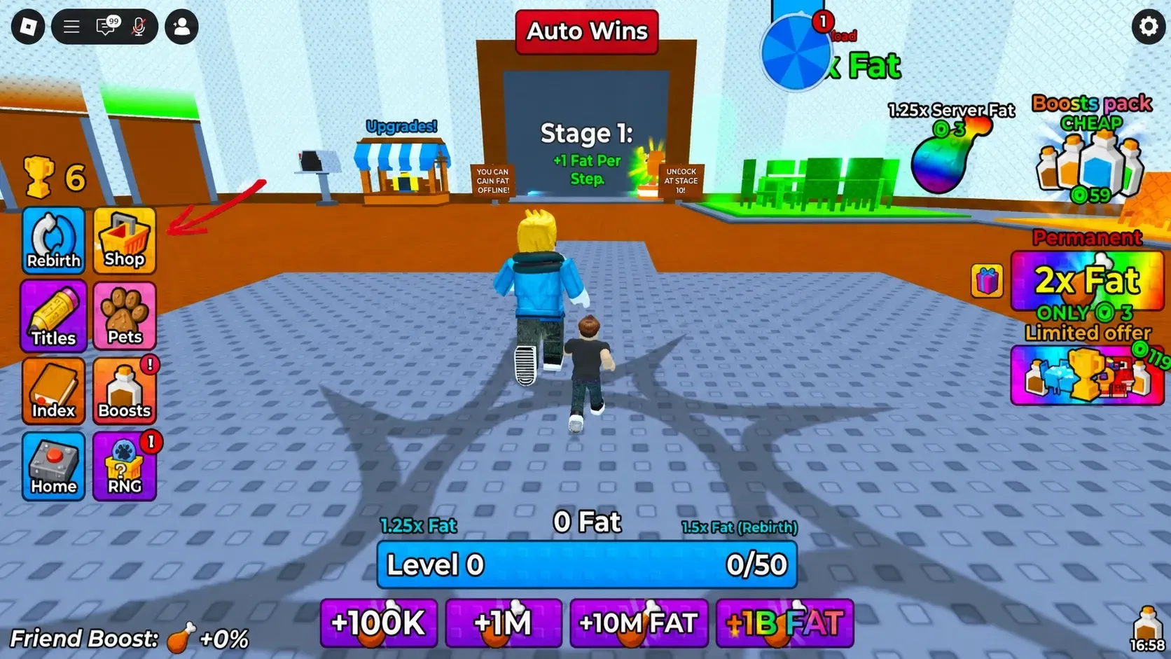 +1 Fat Per Step codes