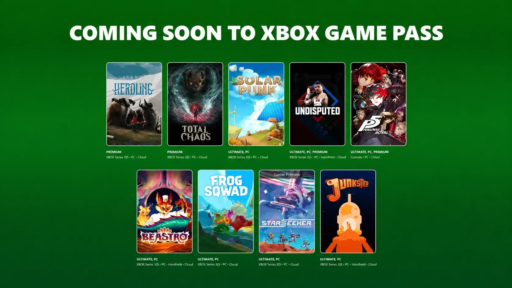 Xbox Game Pass games June 2026