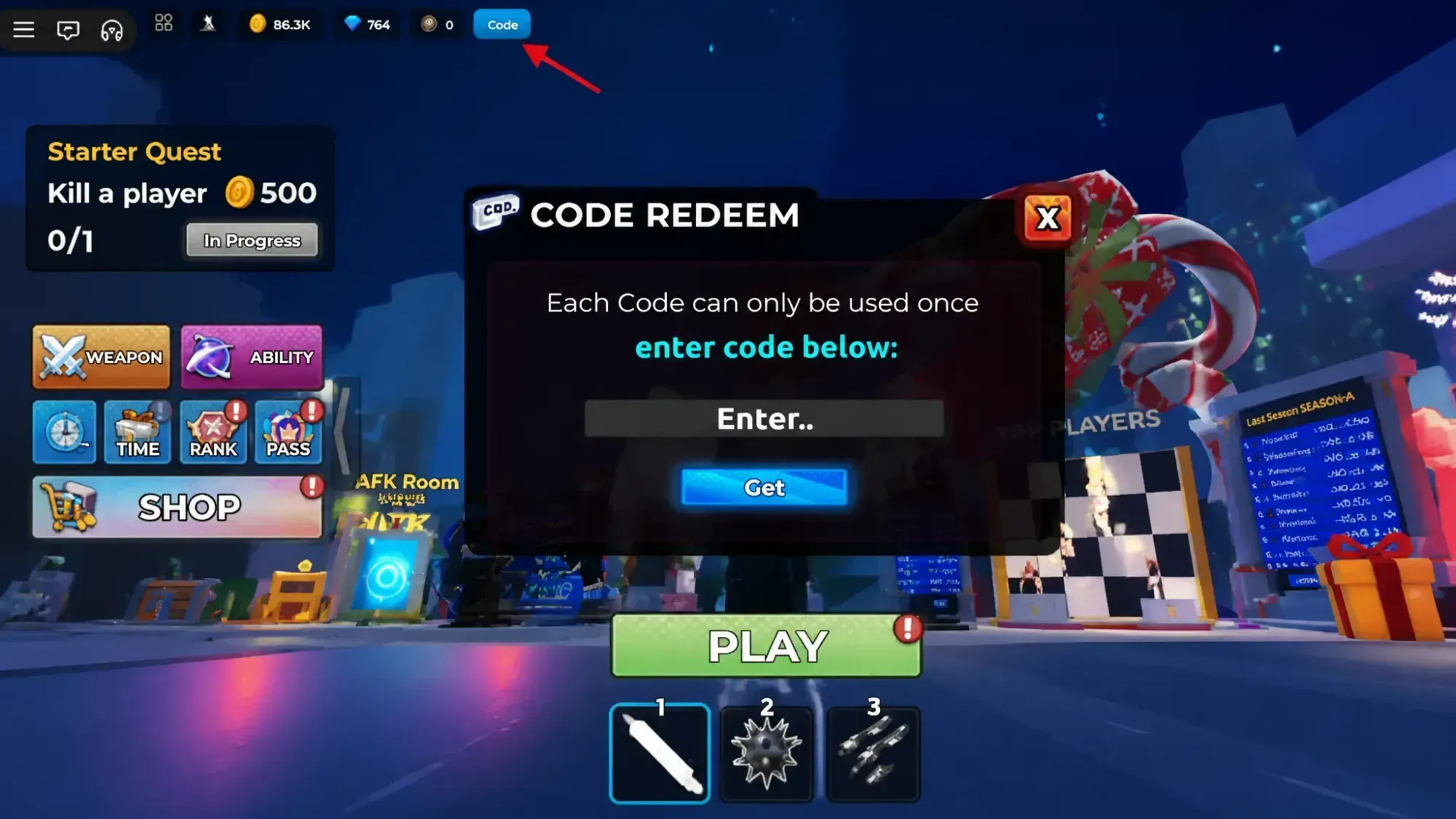 redeem duel warriors codes
