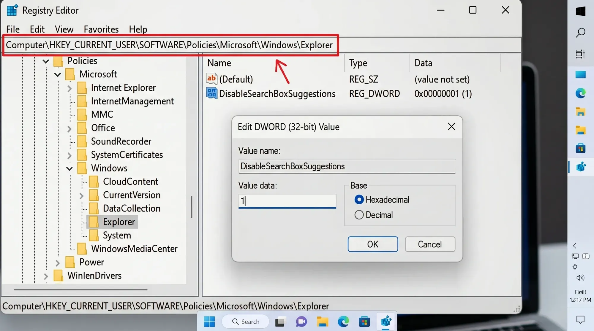 Start Menu Search Features