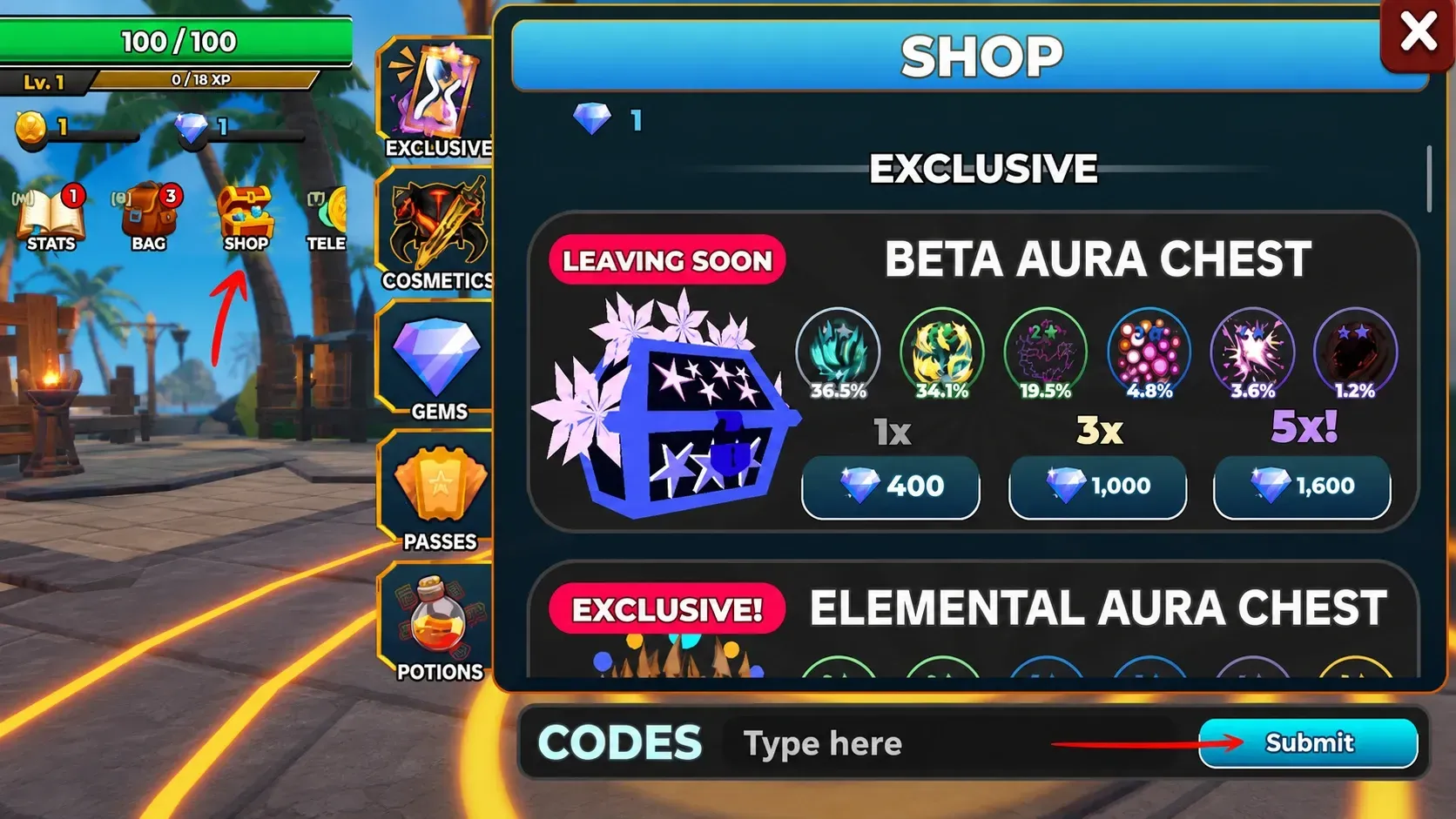 Slime Seas codes redeem