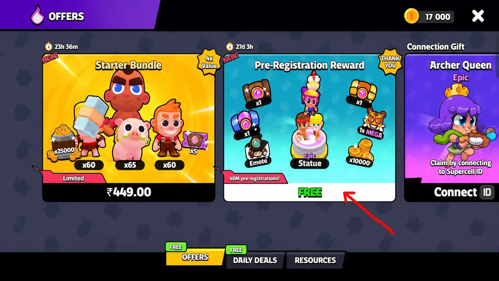 Free Pre Registration reward in Squad Busters