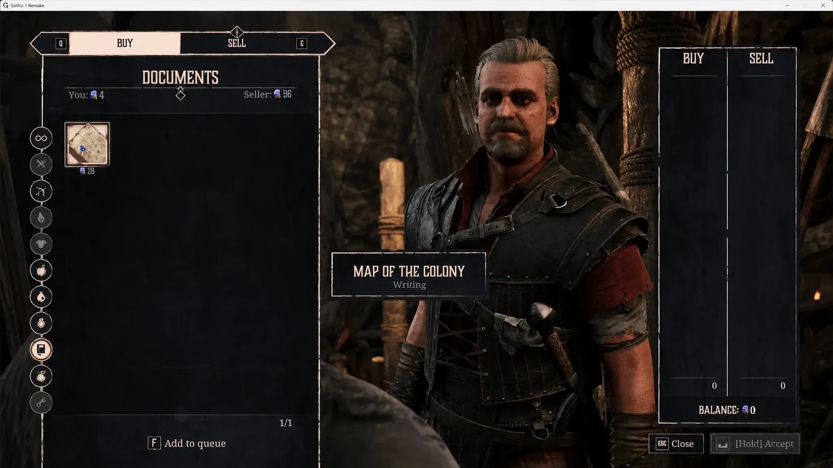 Dexter in Gothic 1 Remake