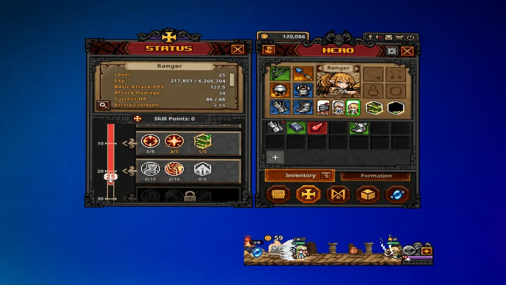 Ranger in TBH: Task Bar Hero