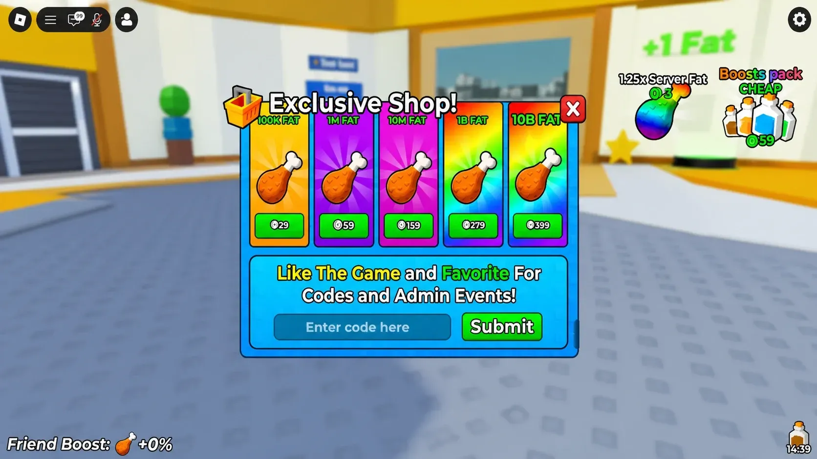 +1 Fat Per Step code redemption