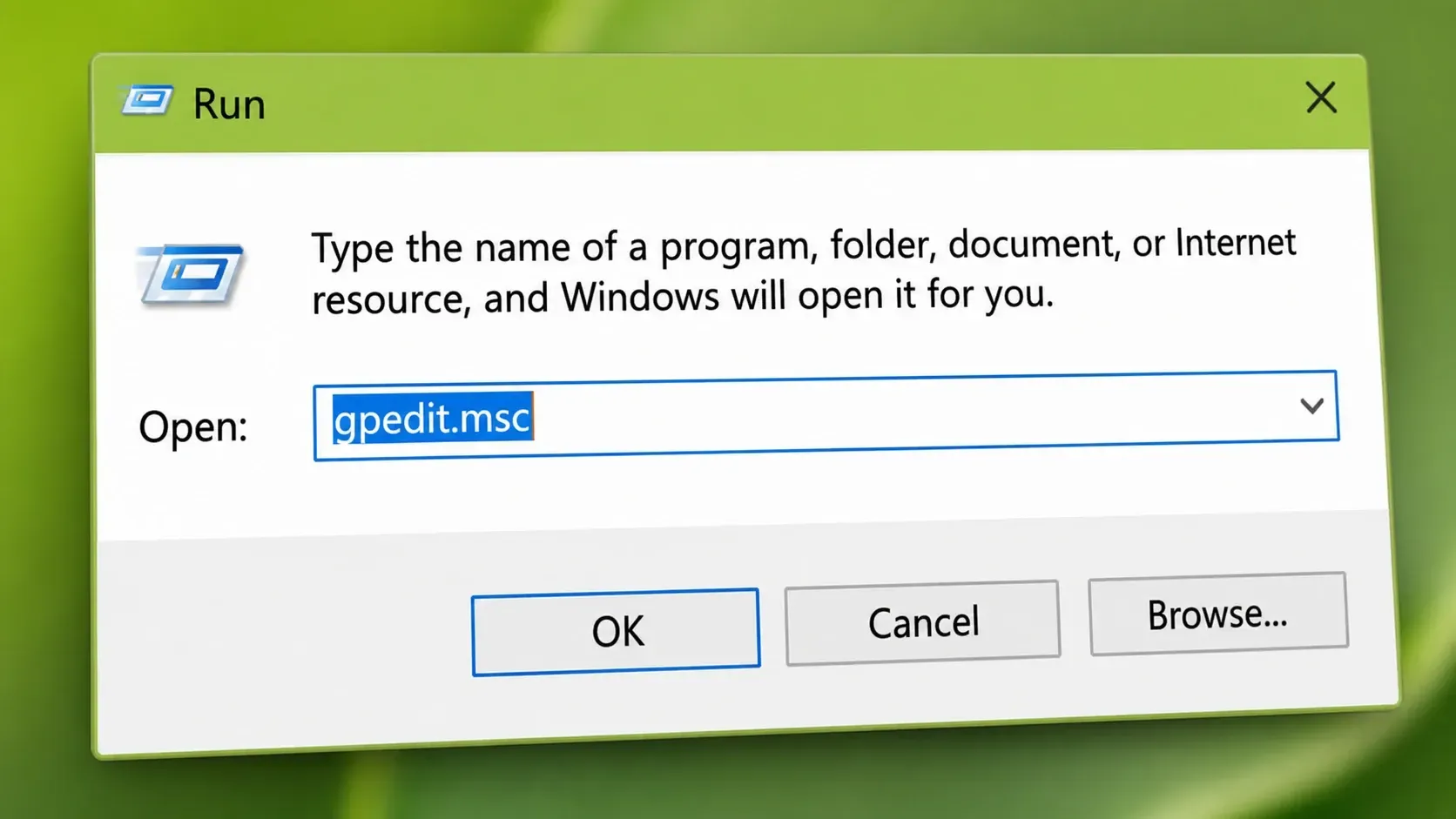 Disable Web Search Windows policy