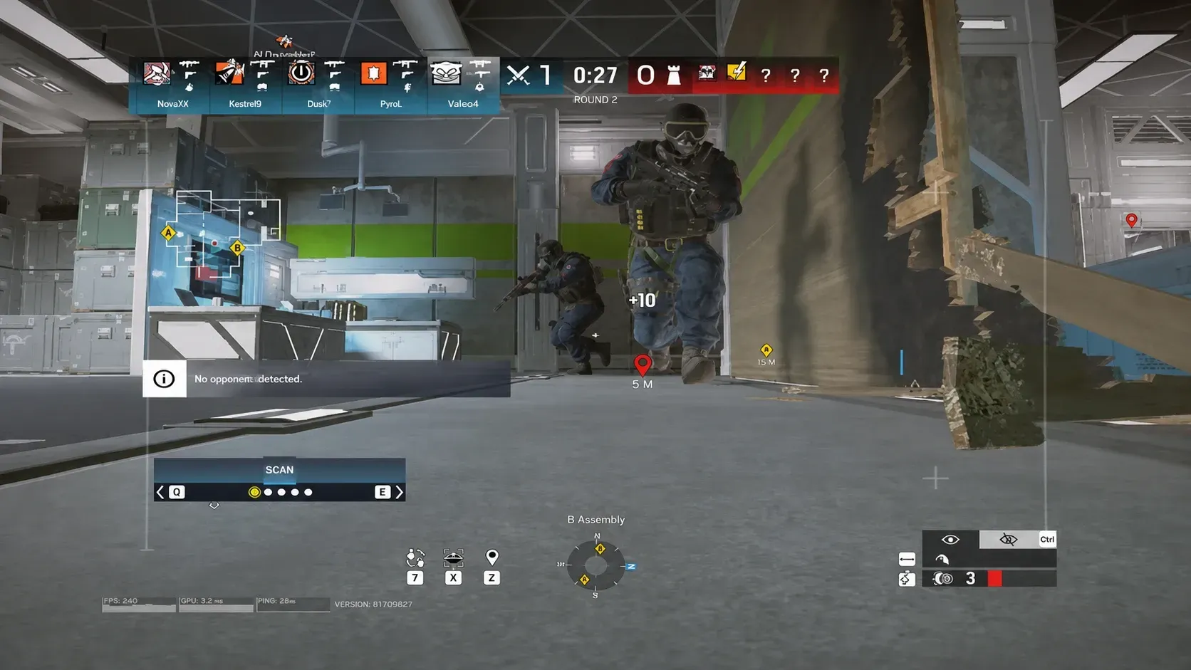 Dokkaebi loadout featuring the XK23 assault rifle