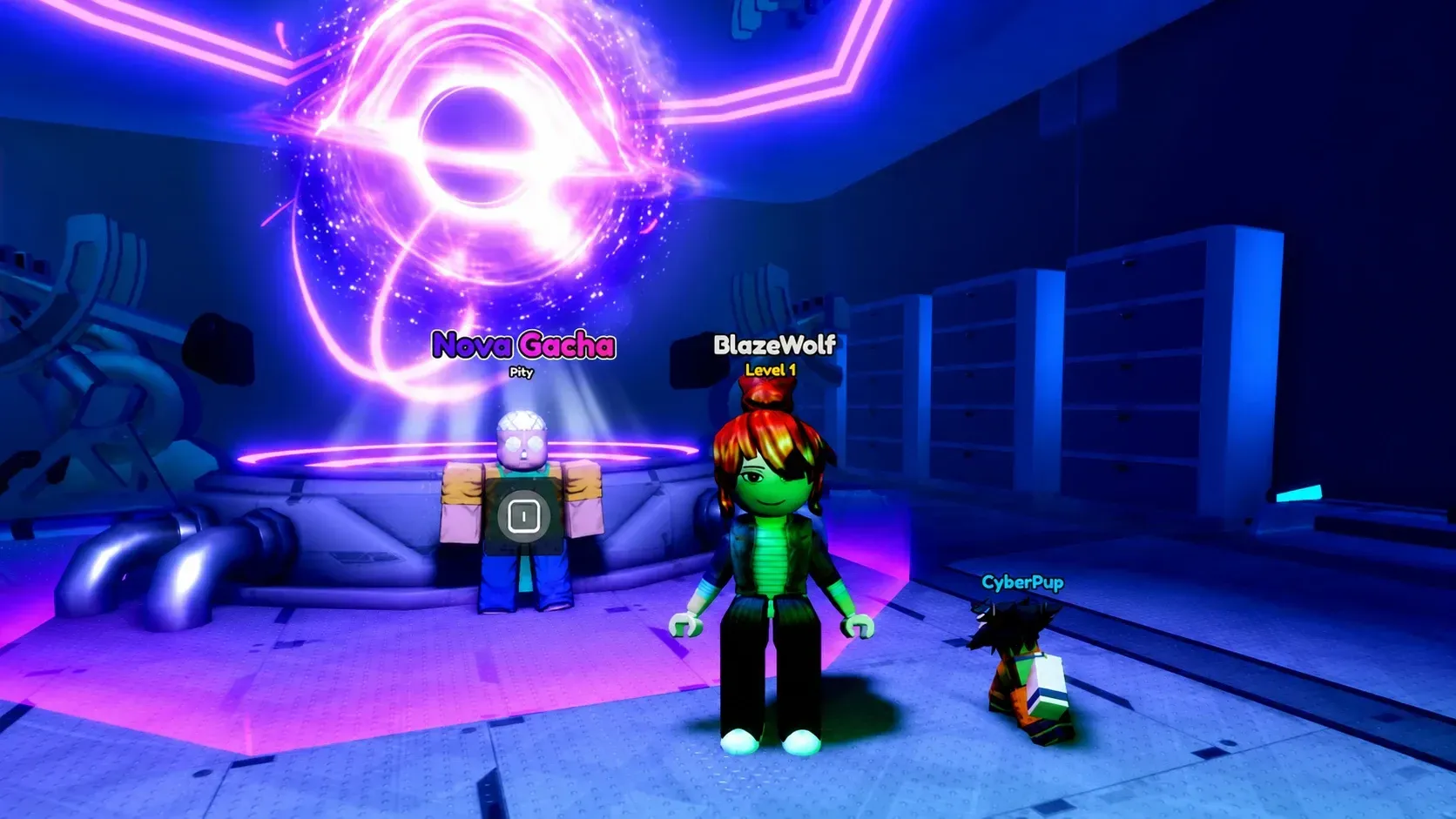 Anime Rangers X tier list - screenshot of roblox player standing at the summon area in Anime Rangers X