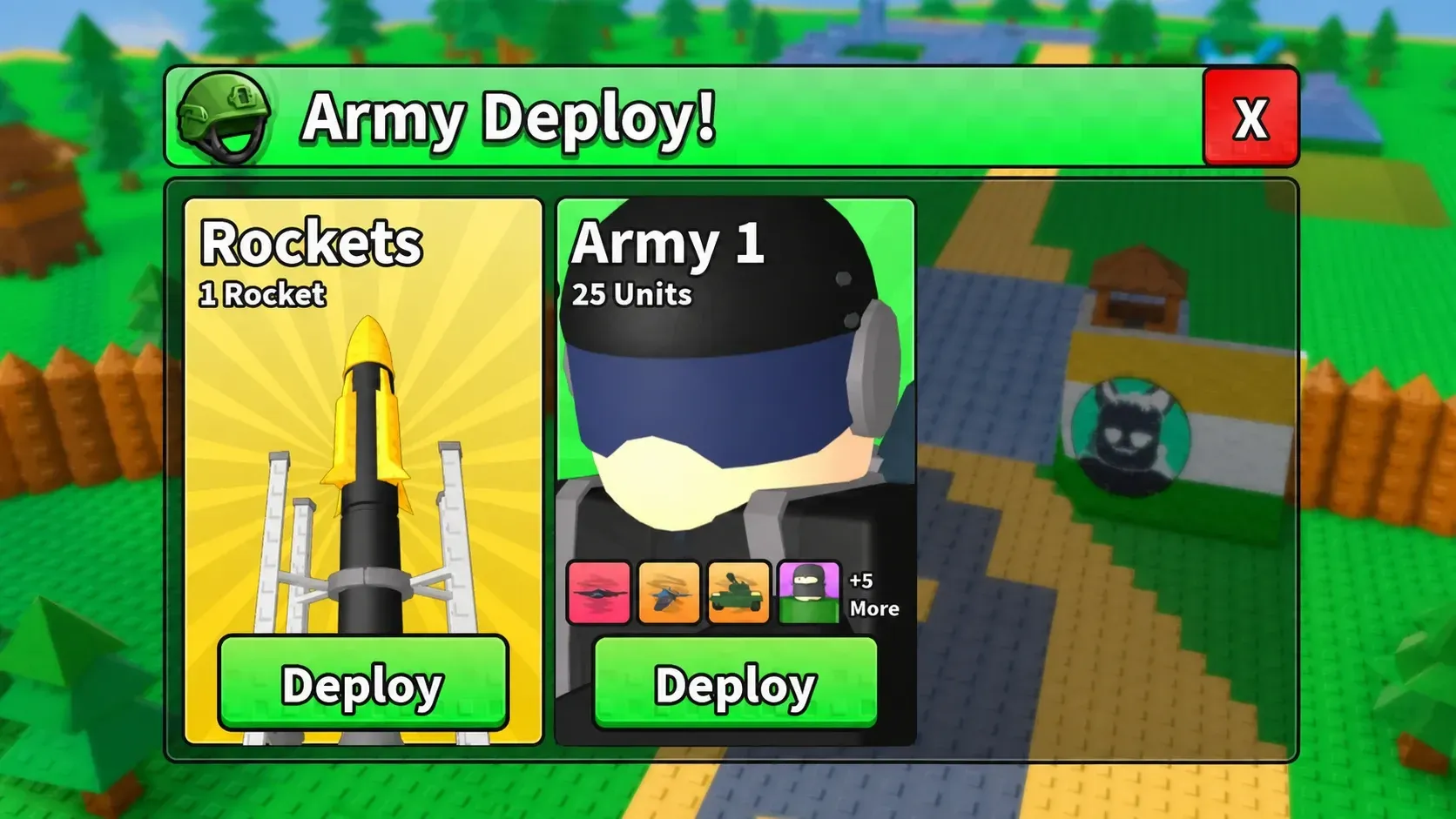 Territories in Mini War