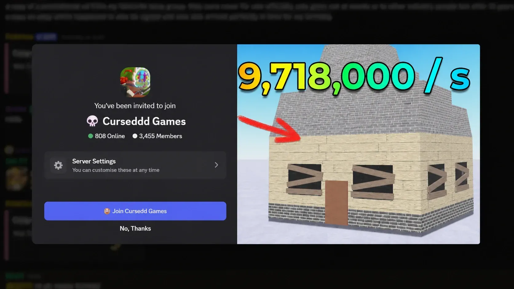 Cut Grass for Anime Characters codes: A screenshot of a Discord server invite with a PT logo in the top right corner