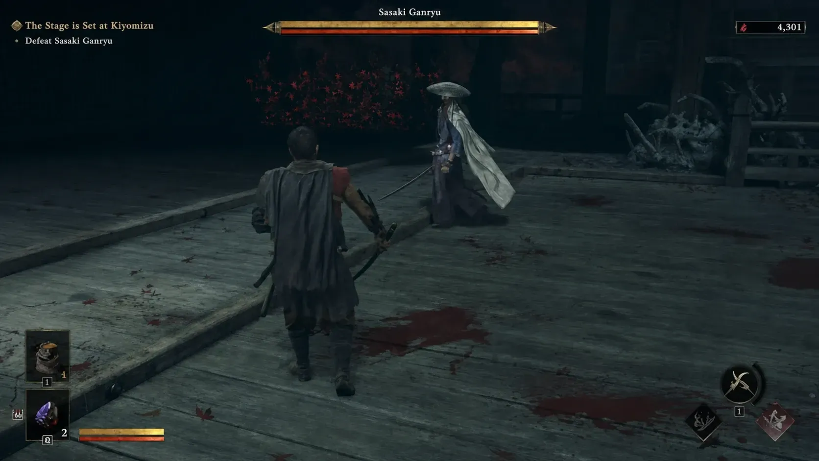 Collecting souls in Onimusha