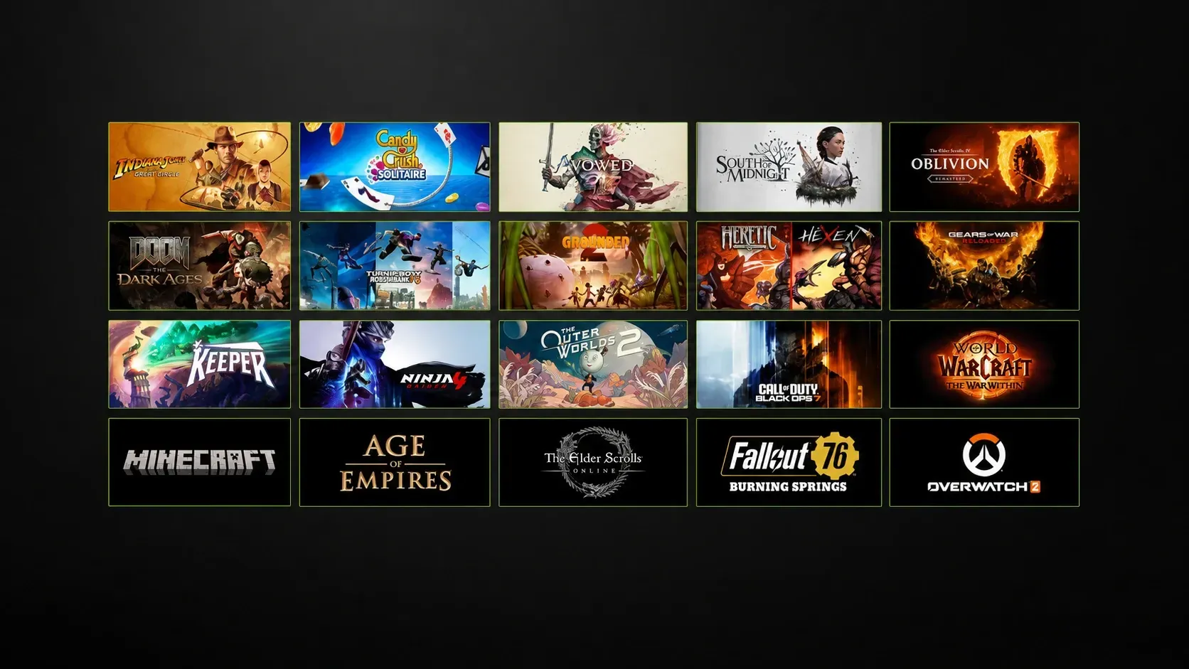Xbox Game Pass Games