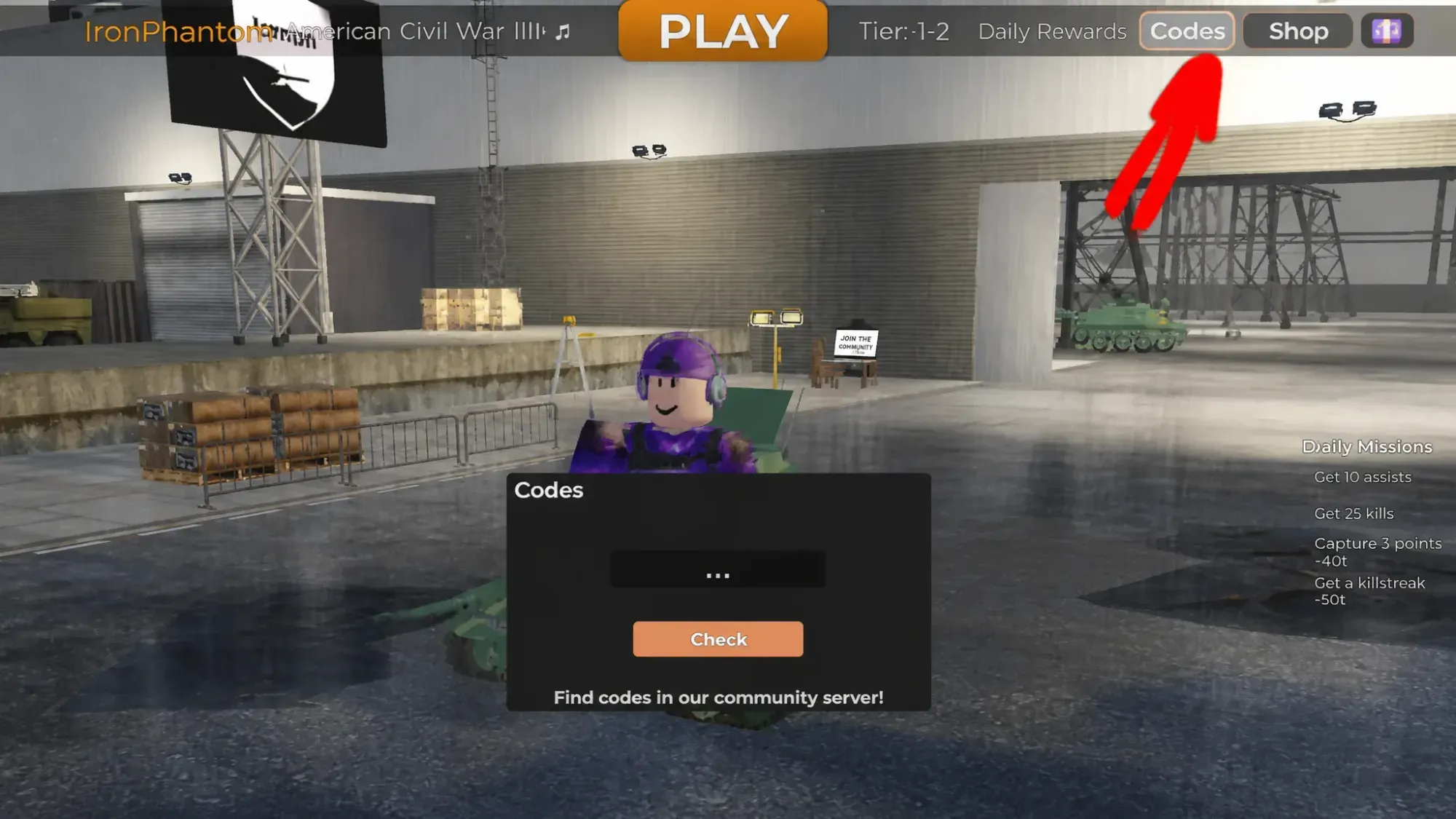 How to redeem Cursed Tank Simulator codes
