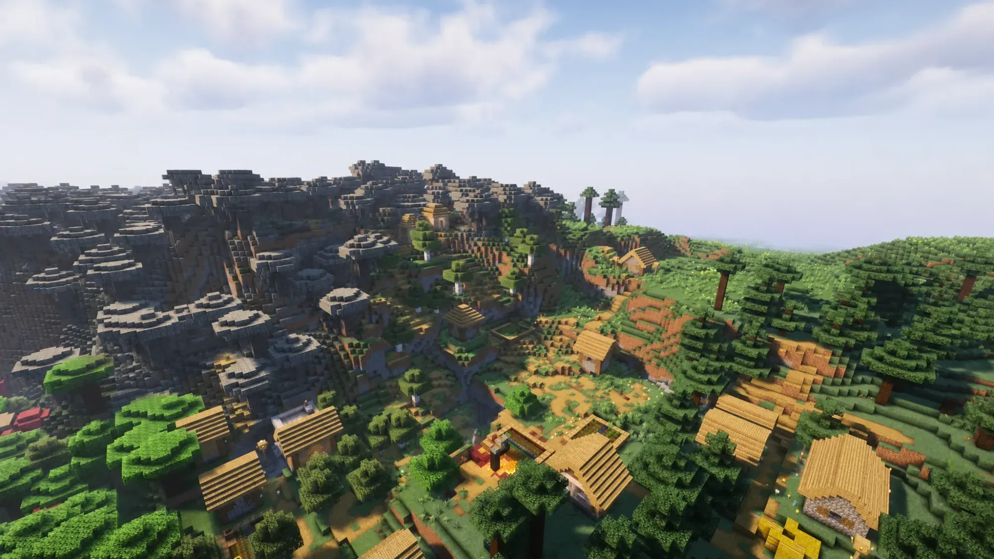 Village in Pale Garden Minecraft