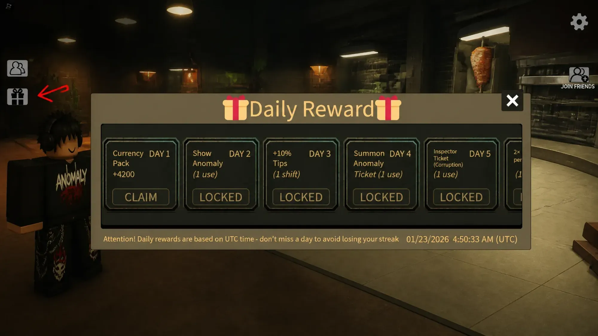 scary shawarma kiosk the anomaly codes redeem