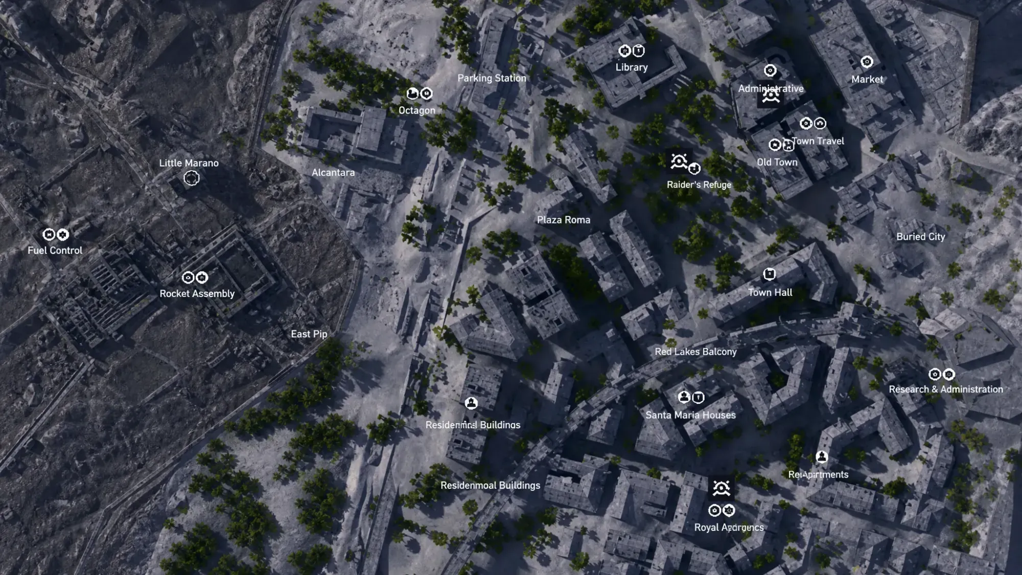 Light-themed map showing Spotter patrol areas