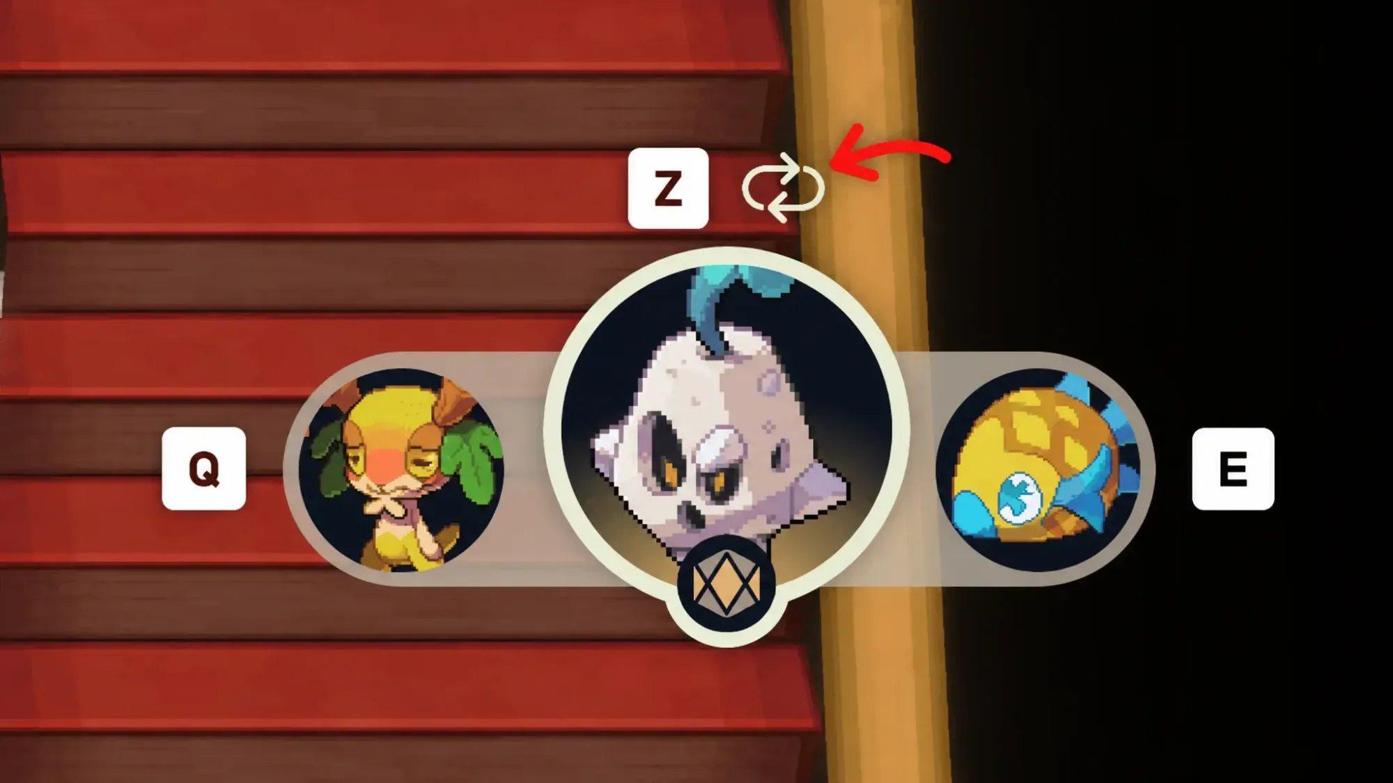 Mollupom in the Holoken's Animon mode allows the user to make use of its Geo powers