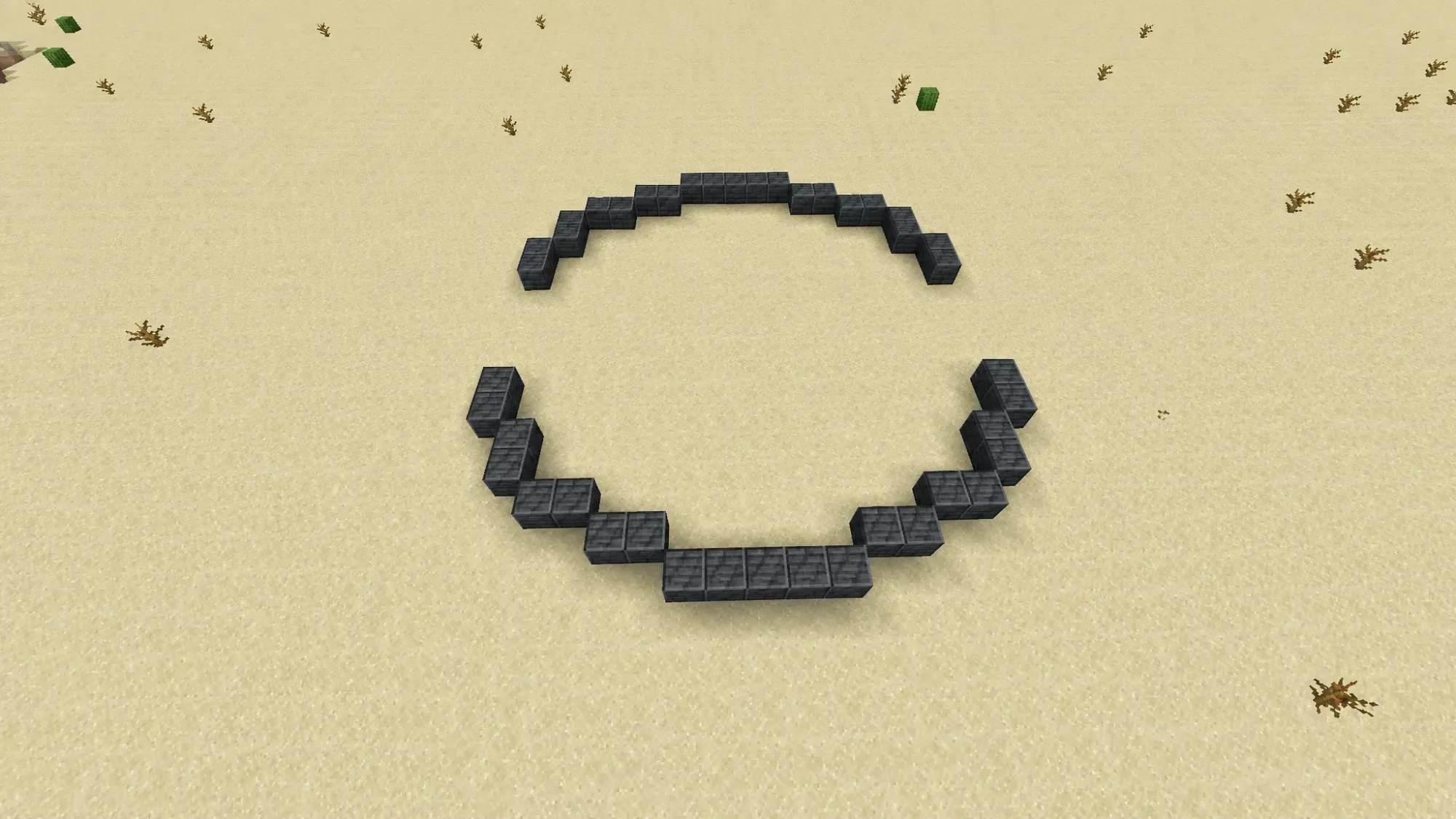 incomplete circle in MC