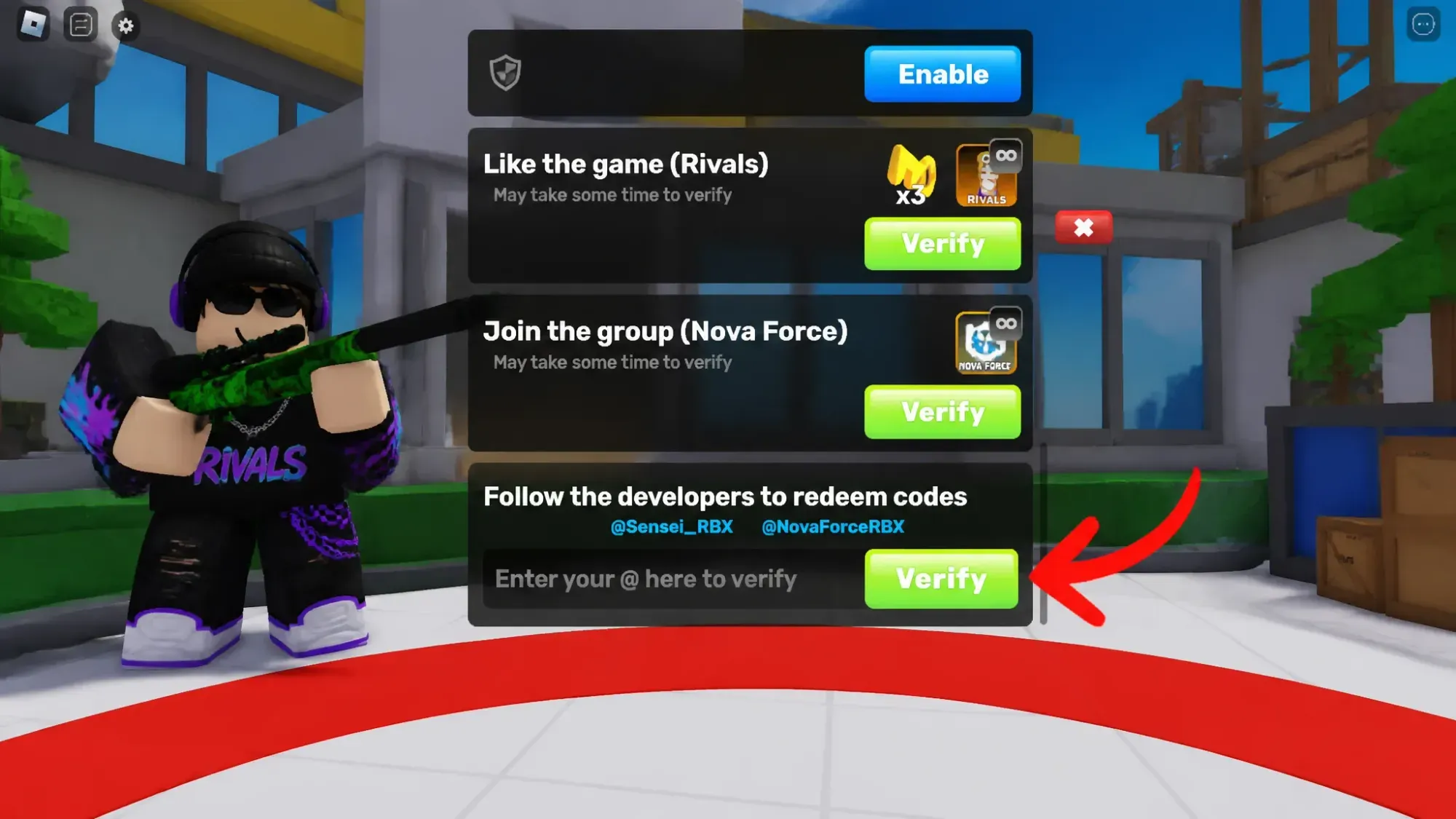 How to redeem Rivals codes