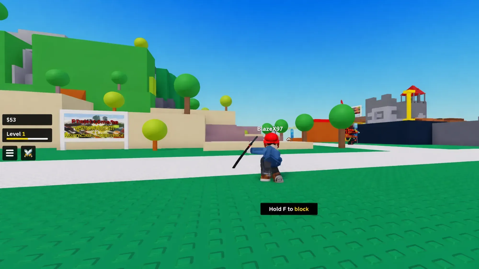 Project Smash codes: A warrior running into battle