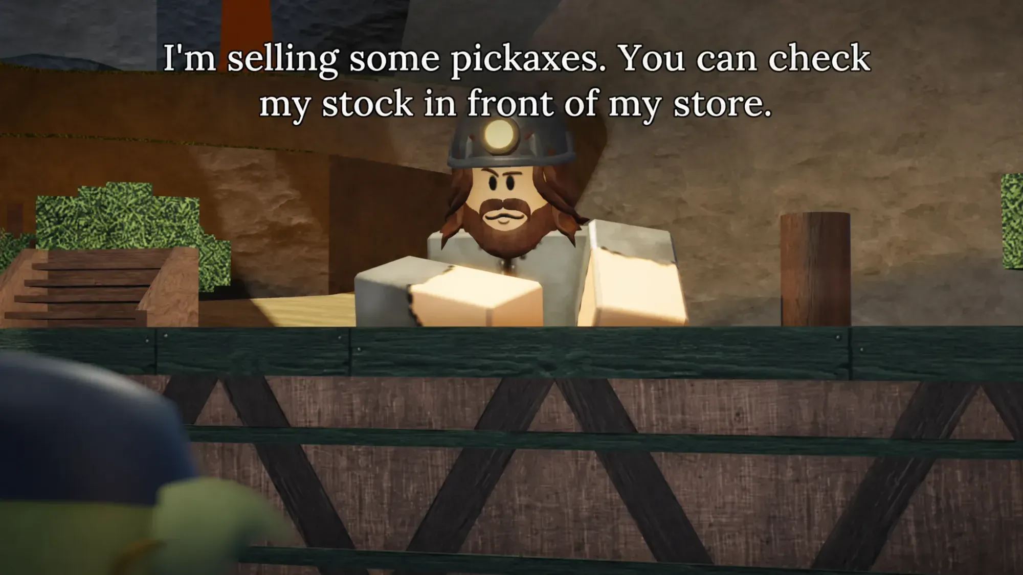 Miner Fred's Pickaxe shop