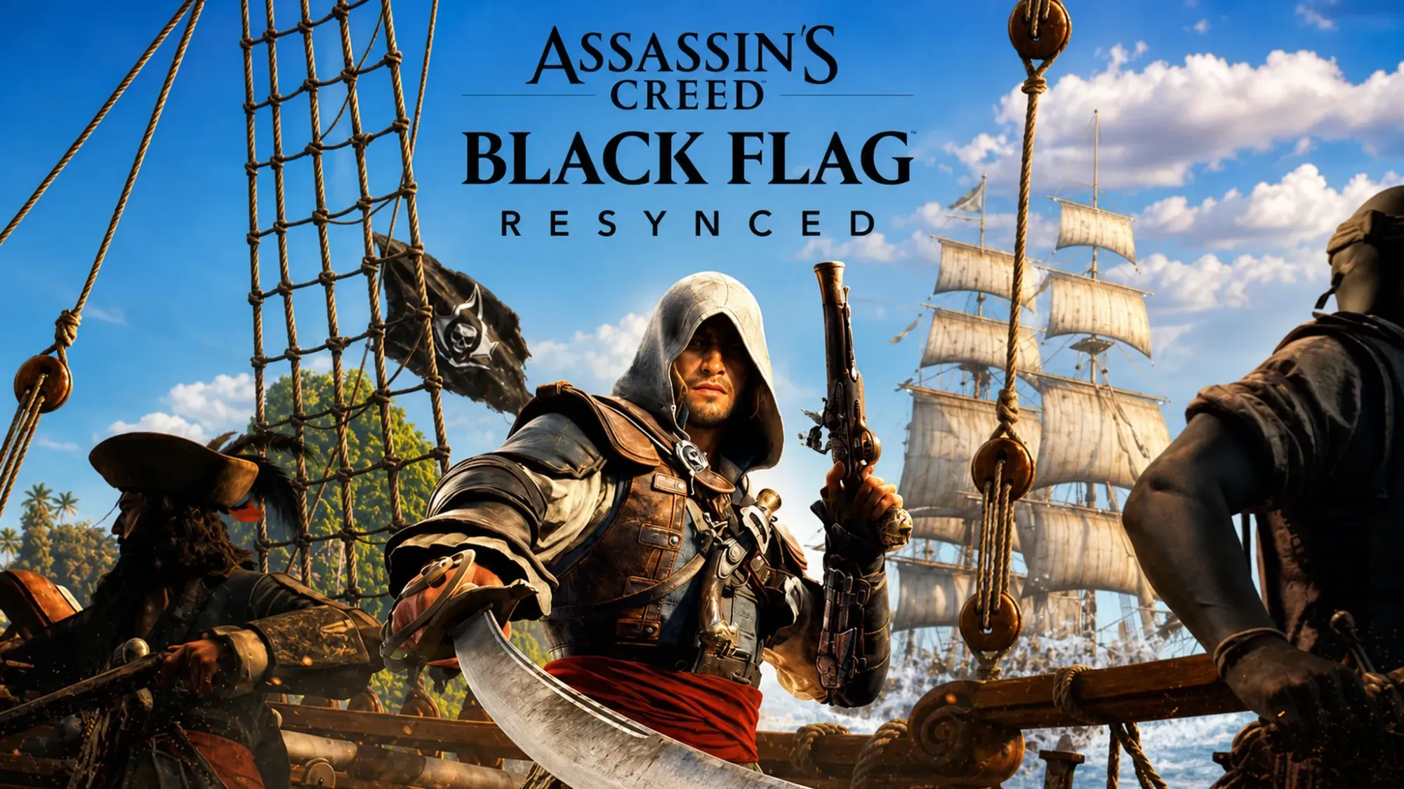 Edward Kenway in Assassin's Creed Black Flag Resynced Official Poster