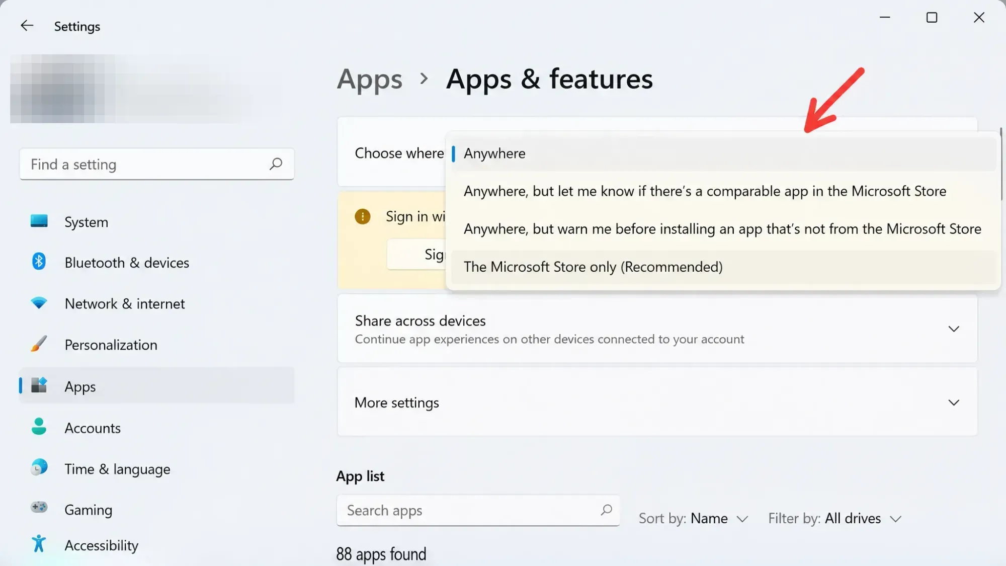 Application Installation Control in Windows 11