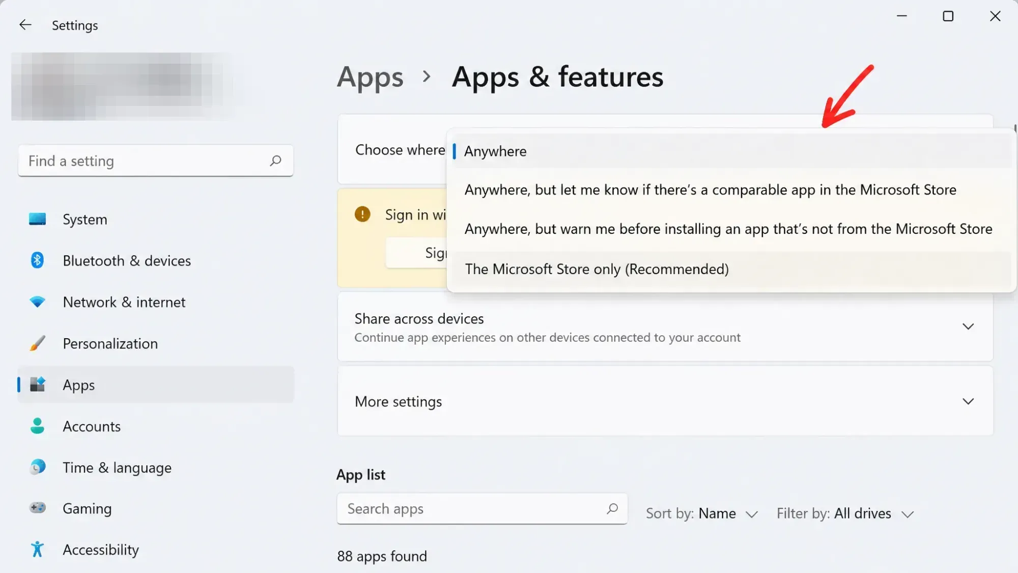 Application Installation Control in Windows 11